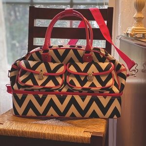Girl’s Chevron Weekender Bag